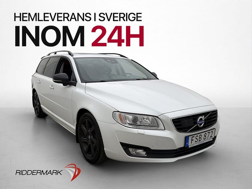 Bild 1 av Volvo V70 D4 AWD 181hk Dynamic Edition Drag Skinn T-lucka