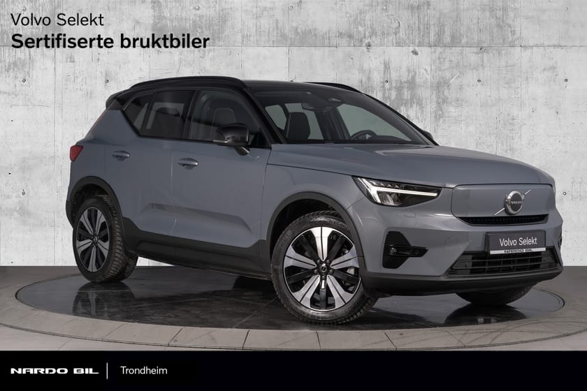 Bilde 1 av Volvo XC40 Recharge Single Motor Plus 231 hk. Krok/Varmepumpe/VOC/Adaptiv CC