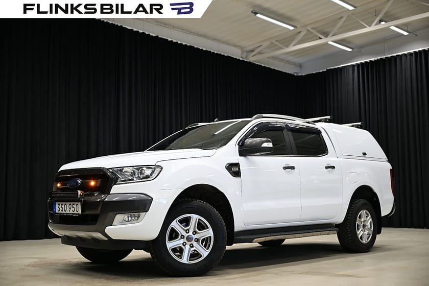 Bild 1 av Ford Ranger Dubbelhytt 200HK Automat|Wildtrack|Kåpa|Släde|Drag|Värmare|SeUtr!