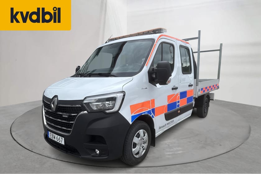 Bild 1 av Renault Master Chassi Cab 2.3 dCi Pickup/Chassi 180hk Lågmilad 6-sits