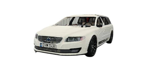 Brickscale visar V70 i Lego