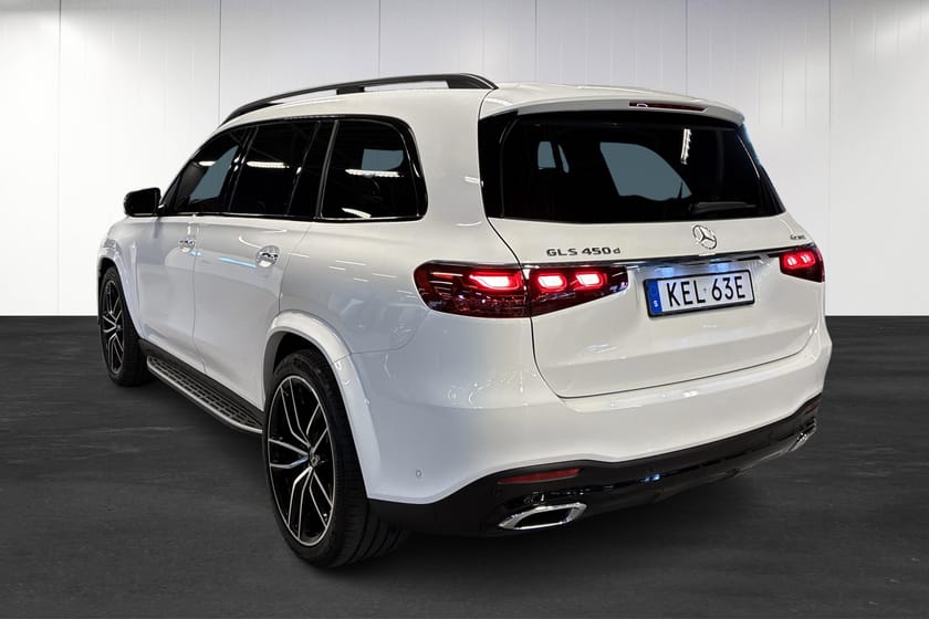 Bild 4 av Mercedes-Benz GLS 450 d 4MATIC 4M 9G | AMG | Burmester | Pano | 360 | Nightpaket | Drag | 7-Sits | Minnespaket