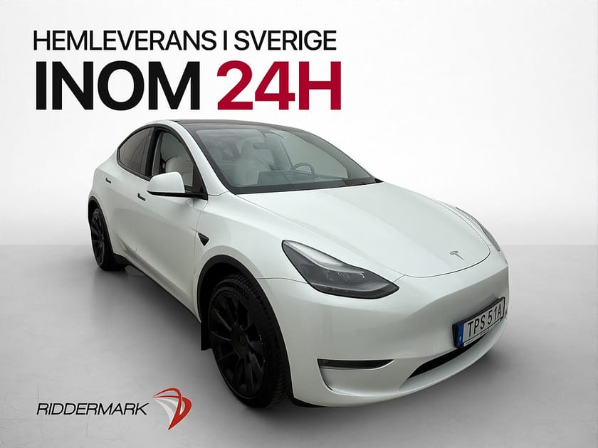 Bild 3 av Tesla Model Y Long Range AWD Ljus interiör Drag Autopilot
