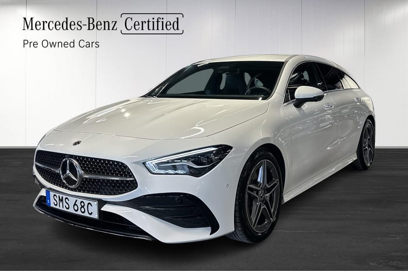 Bild 1 av Mercedes-Benz CLA 200 Shooting Brake AMG Dragkrok Distronic Keyless 360° Moms