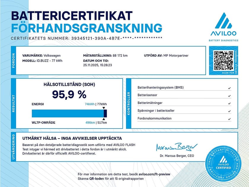 Bild 2 av Volkswagen ID. Buzz Pro Comfort Plus 82 kWh 5-sits