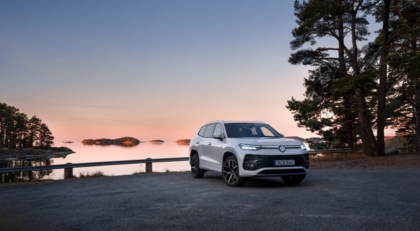 Nya Volkswagen Tayron bakgrundsbild