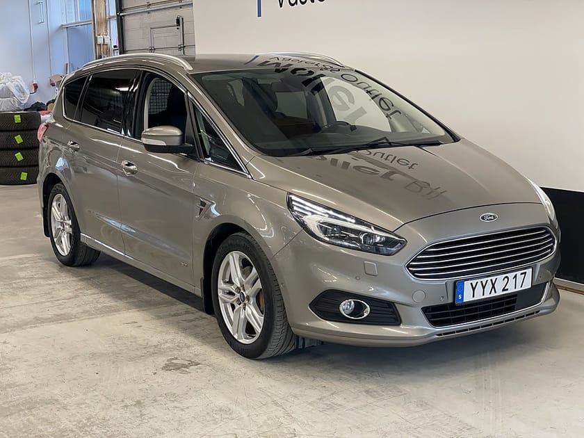 Bild 1 av Ford S-Max 2,0 TDCI AWD Business 7-sits 180hk Drag Värmare Na