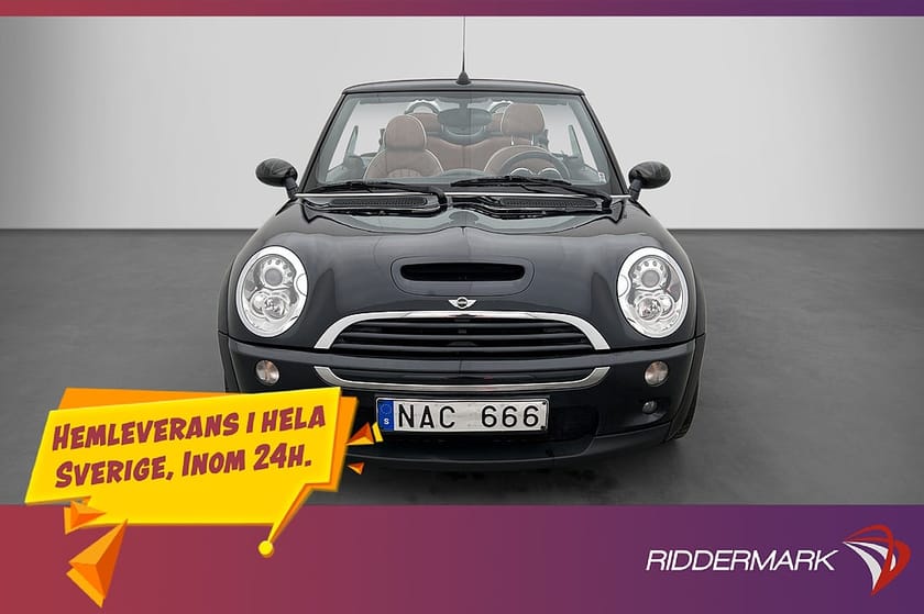 Bild 2 av MINI Cooper S Cabriolet 170hk Sidewalk P-Sensorer Skinn