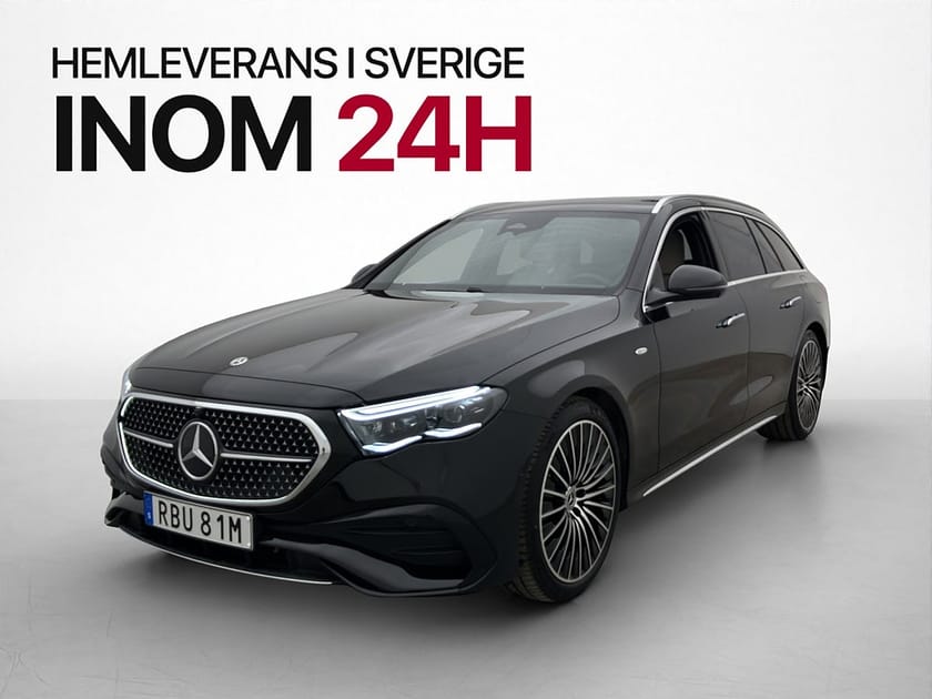 Bild 3 av Mercedes-Benz E 300 d e 4MATIC T 4M AMG Superscreen 360 Elstolar MOMS