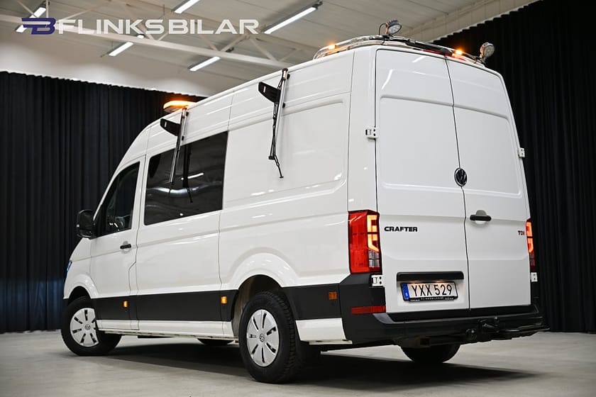 Bild 5 av Volkswagen Crafter 177HK Automat|Servicebil|Dubbelhytt|Inredd|Moms|SeUtr!