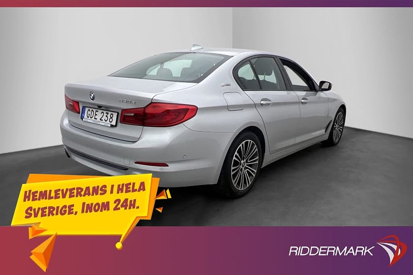 Bild 4 av BMW 530e iPerformance Sedan 252hk Sport line Kamera Navi Nyservad