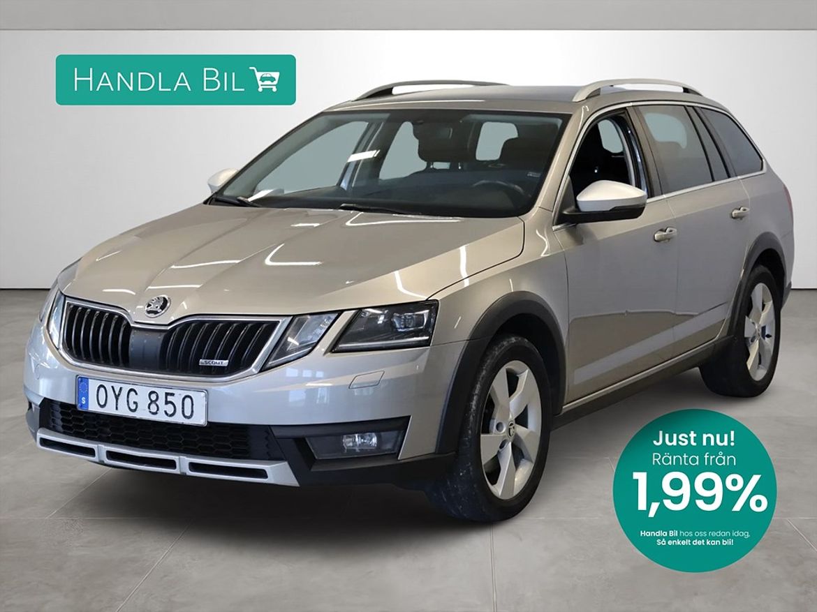 Škoda Octavia Scout 1.8 TSI 4x4 DSG sekvensiell, 6-trinn, 180ps, 2018
