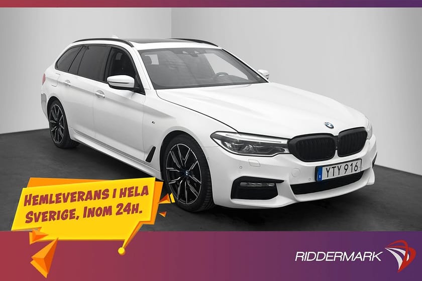 Bild 2 av BMW 540d xDrive Touring 540 320hk Innovation H/K Pano 360° D-Värm Skinn