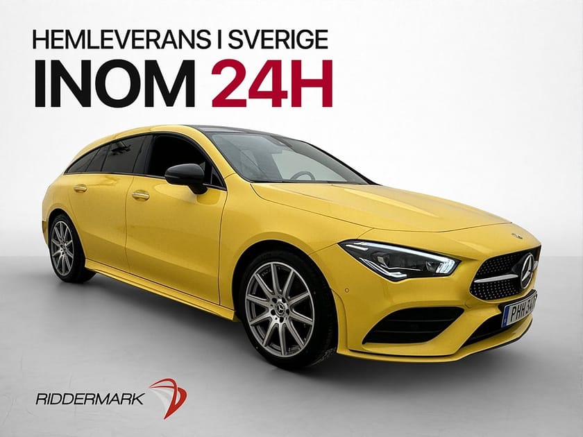 Bild 1 av Mercedes-Benz CLA 220 Shooting Brake SB AMG Wide Pano Burmester P-Värm Drag