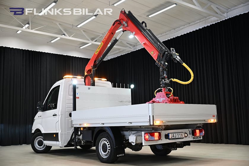Bild 5 av MAN TGE Chassi 3.5t 163HK Flak|Kranbil|Palfinger|3.5ton-drag|Lågmil|Leasbar