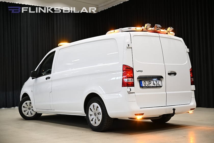 Bild 4 av Mercedes-Benz Vito 116 CDI 2.8t 163HK Automat|Inredd|LED|Nedlackad|SeUtr!
