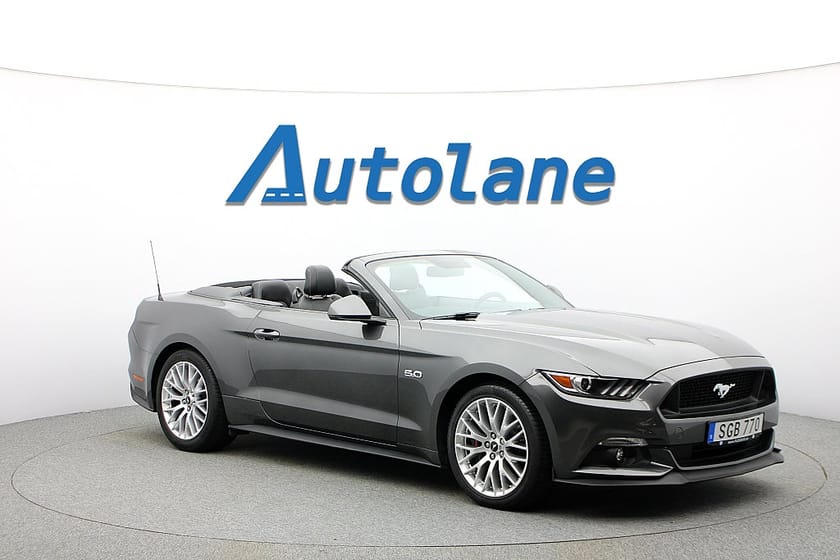 Bild 1 av Ford Mustang GT Cabriolet Cabriolet, Kamera, Skinn, Brembo, SV-Såld, GPS 450hk
