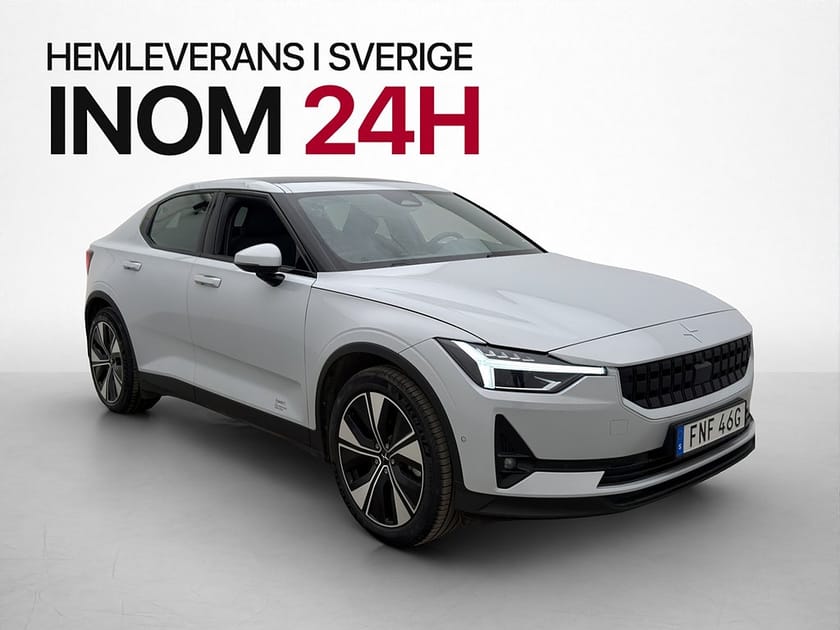 Bild 1 av Polestar 2 Long Range Dual Motor Plus Pano H/K Värmare Drag