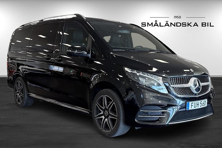 Bild 3 av Mercedes-Benz V 300d 4MATIC 3.2t Lång AMG, Pano/L-fjädring ,BURMESTER, Drag