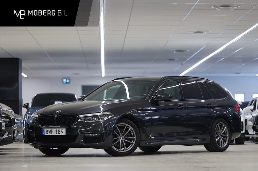 Bild 1 av BMW 520d xDrive Touring 190hk M Sport Pano 360 H/K Läder HUD Drag