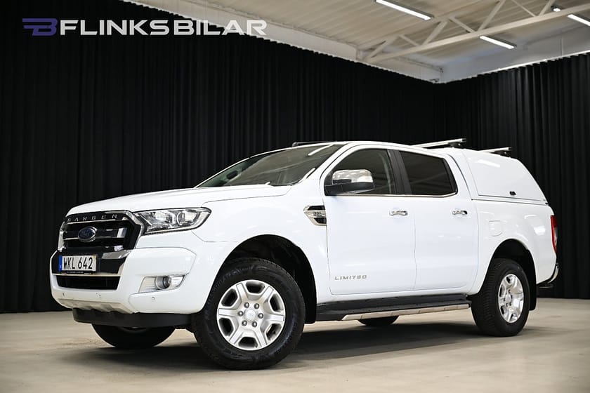 Bild 1 av Ford Ranger Dubbelhytt 160HK Automat|Dubbelhytt|Limited|Kåpa|Leasbar|SeUtr!