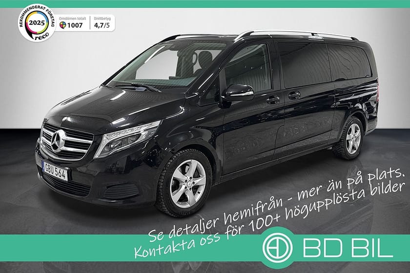 Bild 1 av Mercedes-Benz V 220d 3.1t 6-SITS VÄRMARE DRAG BACKKAMERA