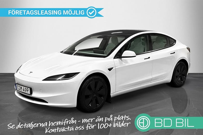 Bild 1 av Tesla Model 3 Long Range AWD MOMS PANORAMA FACELIFT LJUS INREDNING