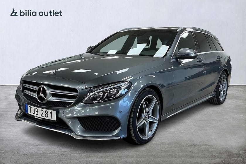 Bild 1 av Mercedes-Benz C 220 T d 9G-Tronic AMG Line Pano Drag B-kam Skinn Navi