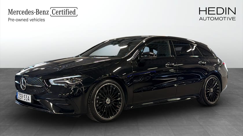 Bild 1 av Mercedes-Benz CLA 200 Shooting Brake SB AMG 163hk Night B-kam Navi Drag 19"