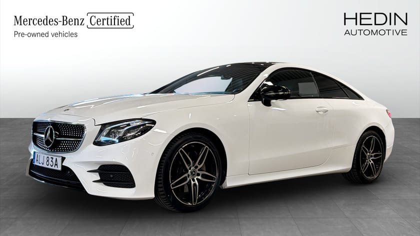 Bild 1 av Mercedes-Benz E 200 Coupé E200 AMG Night Package Burmester Panorama Värmare