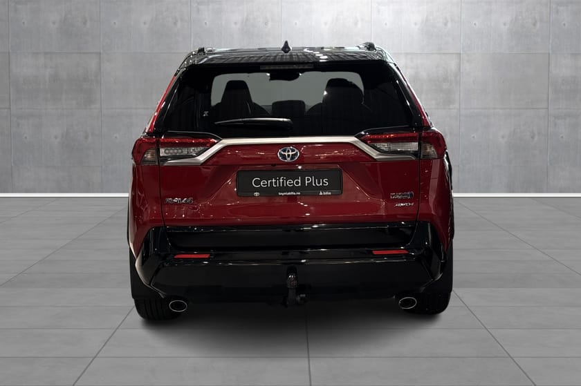 Bilde 4 av Toyota RAV4 Plug-in Hybrid Executive Bitone, Rød med sort tak, h-feste, skinn
