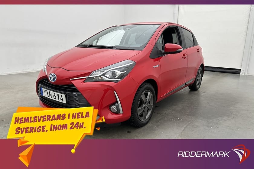 Bild 1 av Toyota Yaris Hybrid e-CVT 101hk Y20 Kamera Navi Farthållare