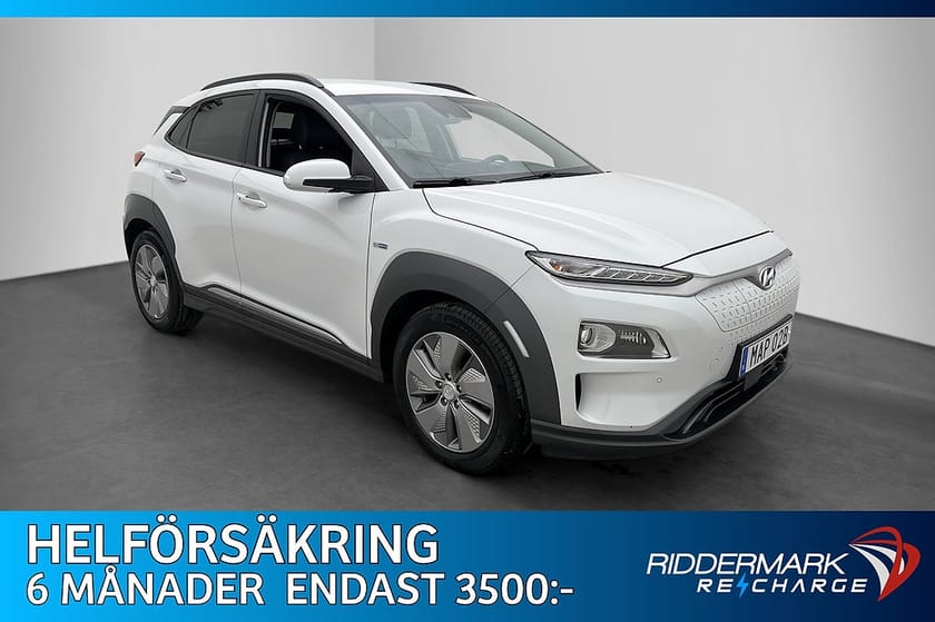 Bild 1 av Hyundai Kona Electric 64 kWh Kamera HUD Rattvärme Skinn