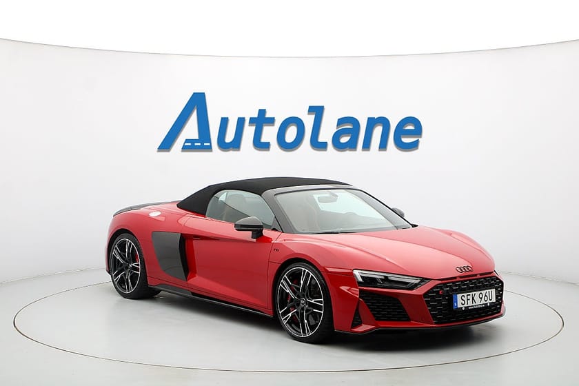 Bild 3 av Audi R8 Spyder V10 performance En Brukare, SV-Såld 620hk