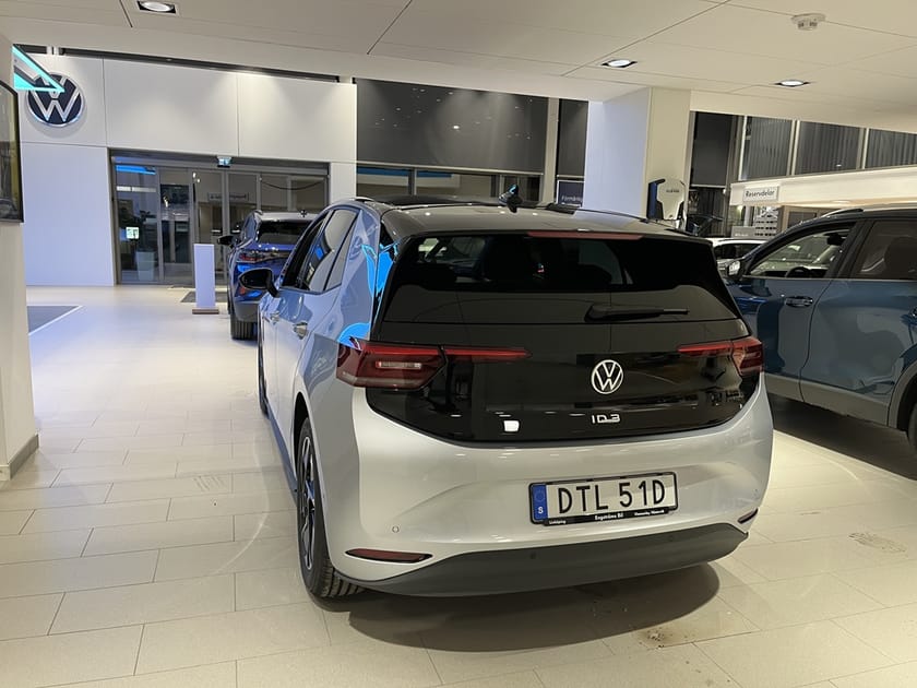 Bild 4 av Volkswagen ID.3 Pro Performance 150 KW/204 HK 59 KWH BATTERI, 1 VXL