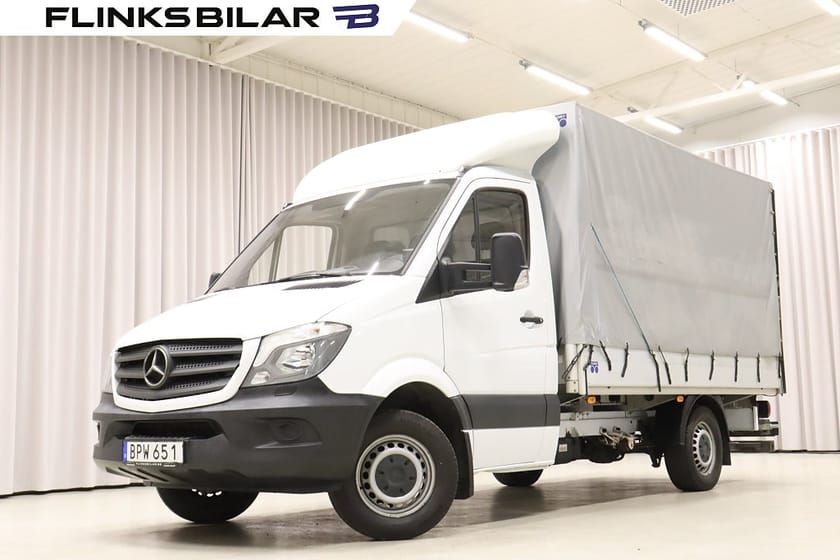 Bild 3 av Mercedes-Benz Sprinter 316 NGT Chassi Cab Automat Flak BG-Lyft 2569MIL Moms