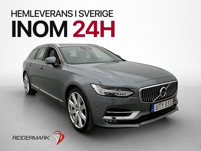 Bild 3 av Volvo V90 D5 AWD Inscription Pano B&W HUD 4-Zon Skinn Drag