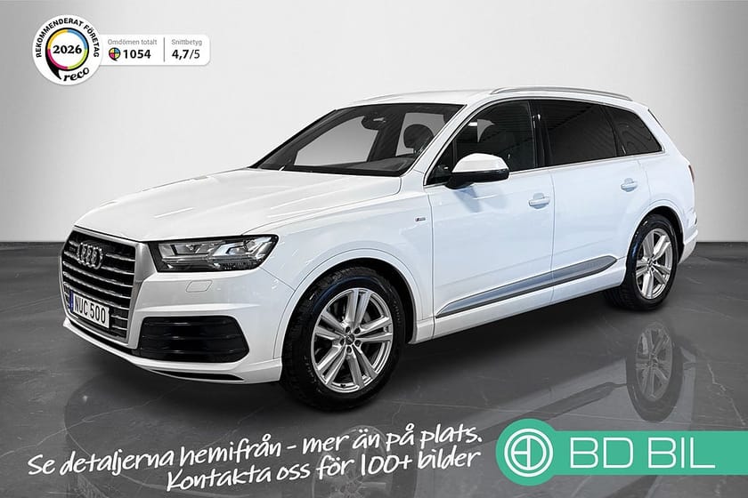 Bild 1 av Audi Q7 3.0 TDI 272HK S-LINE 7-SITS VÄRMARE COCKPIT BOSE LUFT
