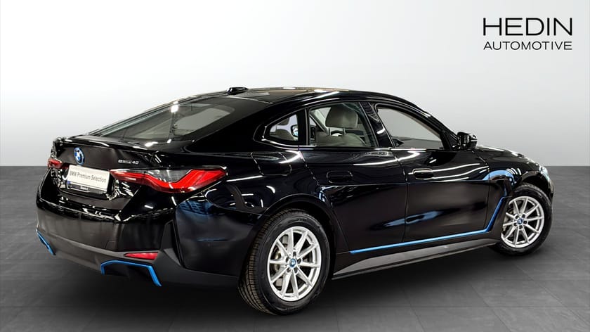 Bild 2 av BMW i4 eDrive40 Gran Coupé Förvaringspkt Head Up 360 Kamera Rattvärme Dragkrok