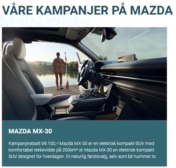 Våre kampanjer på Mazda