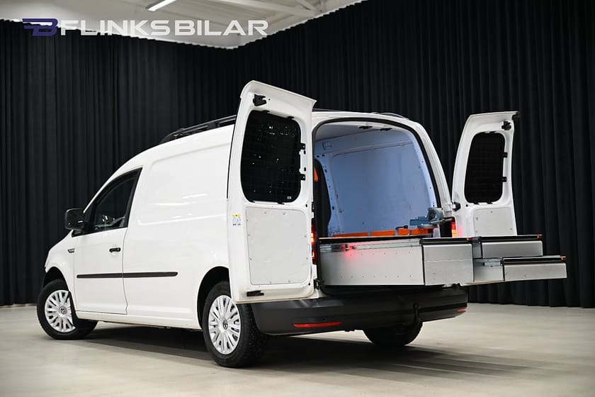 Bild 5 av Volkswagen Caddy Maxi Van DSG 102HK Drag|Värmare|Inredd|Dubbelgolv|EnÄgare|Lågmil