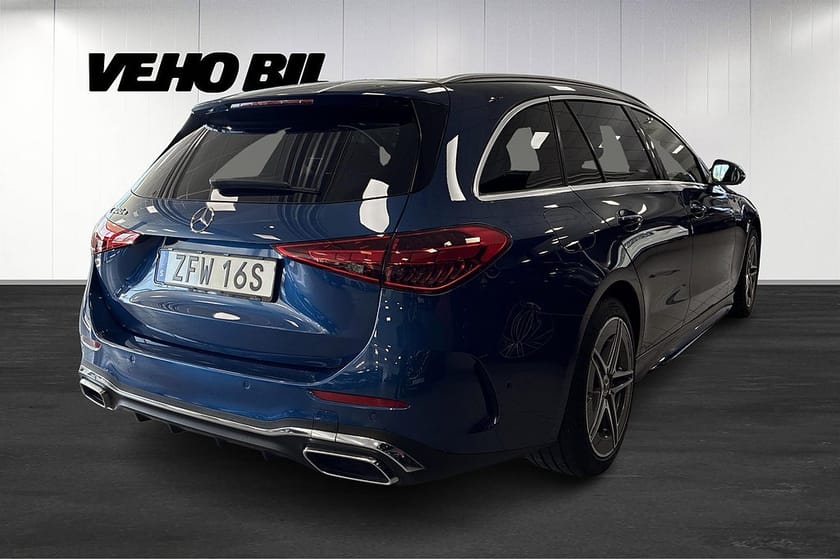 Bild 3 av Mercedes-Benz C 300 T e C300 AMG Line, Drag, Minnespaket, Burmester, Carplay