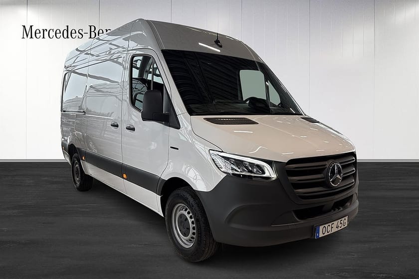 Bild 2 av Mercedes-Benz eSprinter 314 81 kWh A2 elbil OP-leasing från 6000kr/mån