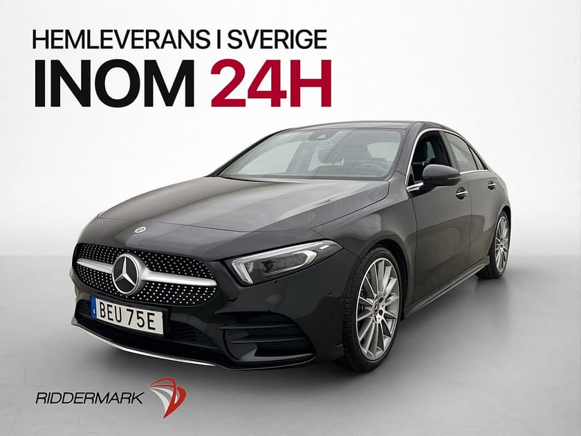 Bild 1 av Mercedes-Benz A 250 4MATIC Sedan 4M AMG Sport Kamera Skinn Navi CarPlay