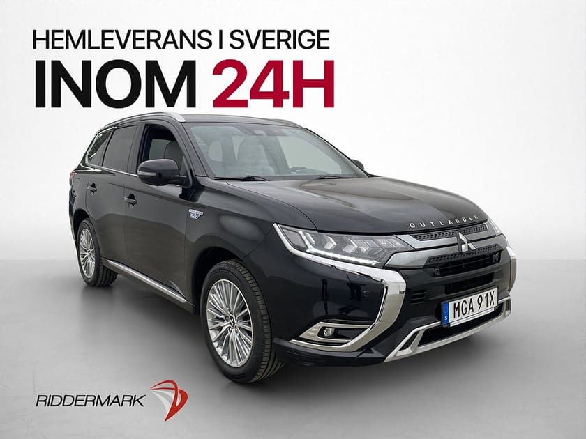 Bild 1 av Mitsubishi Outlander PHEV 224hk AWD Business 360º Skinn Drag