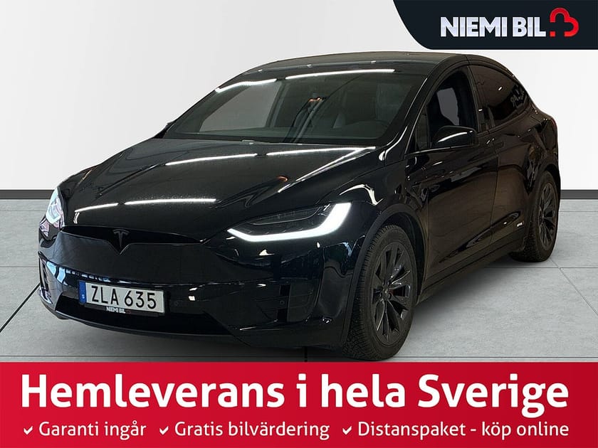 Bild 1 av Tesla Model X P100D Long Range 7-säten Ludicrous Drag Pano S&V-däck