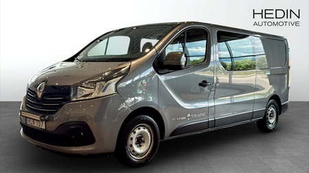 Renault Trafic Skåpbil Dubbelhytt, 6-sits, motorvärmare