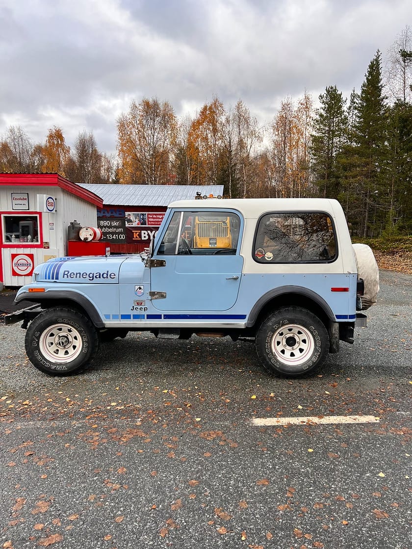 Bild 1 av Jeep CJ-7 Pickup Cab 4.2 4WD HT  99hk Unik 1 Ägare 2500 Mil