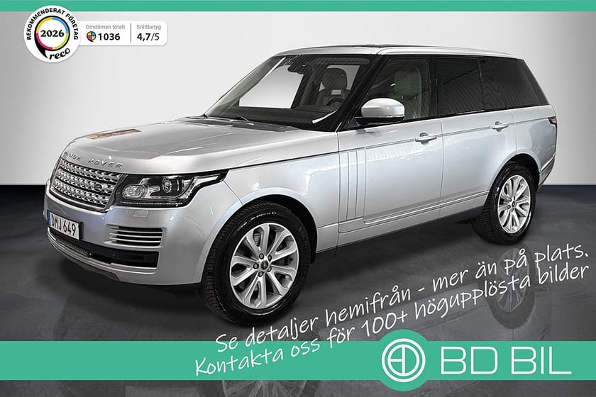 Bild 1 av Land Rover Range Rover 3.0 TDV6 4WD PANO VÄRMARE KAMERA SKINN 2 BRUKARE