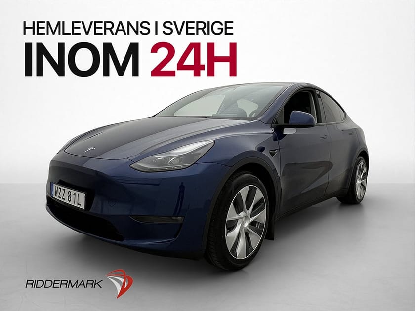 Bild 1 av Tesla Model Y Long Range AWD Pano Drag AP Skinn Kamera
